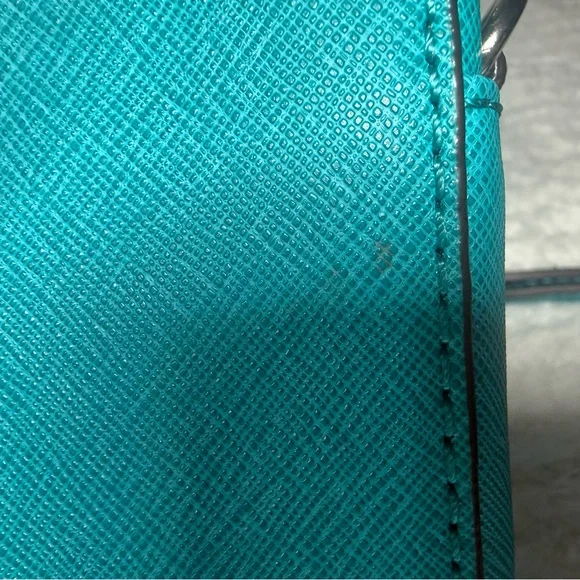Michael Kors Vibrant Teal Crossbody Bag - Picture 6 of 7